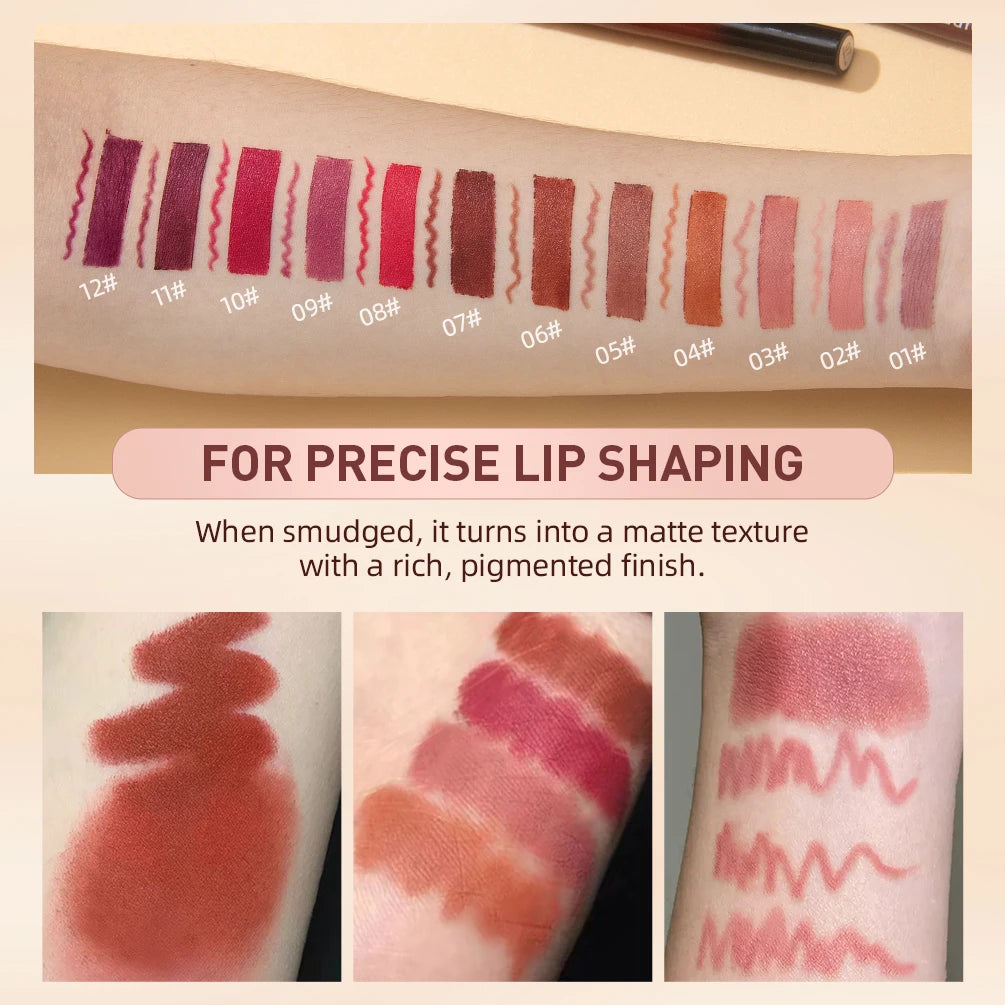 QIBEST Matte Nude Lipstick