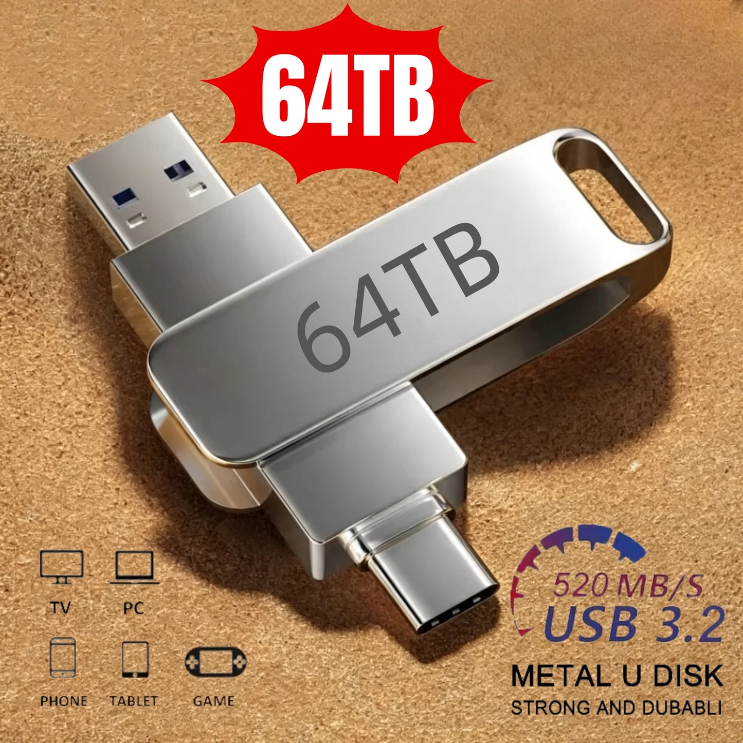 New 16TB USB 3.2 Flash Drive