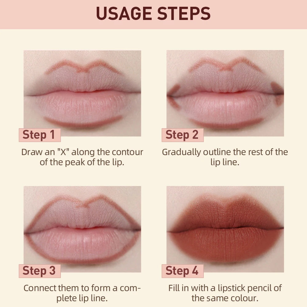 QIBEST Matte Nude Lipstick
