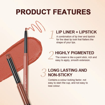 QIBEST Matte Nude Lipstick