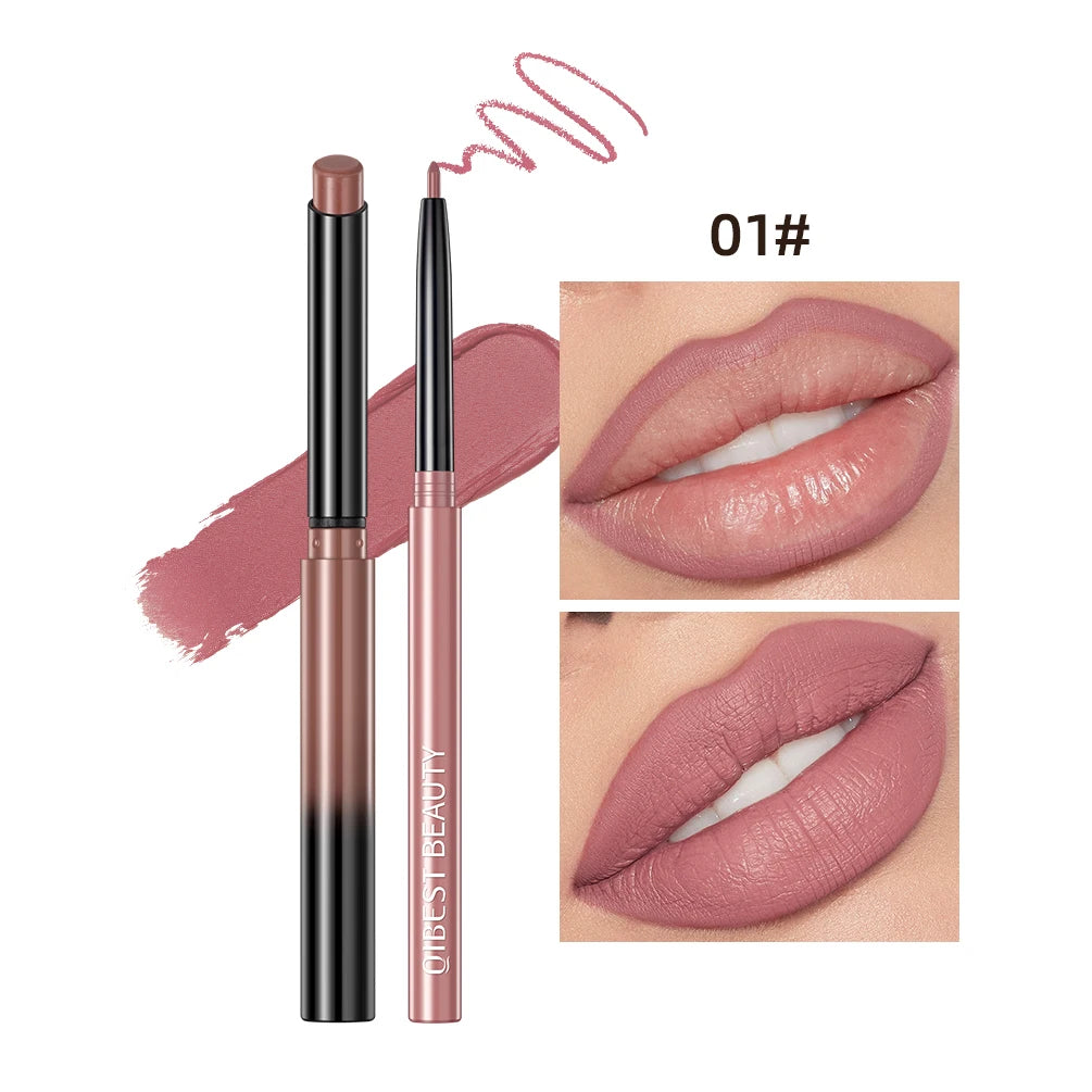 QIBEST Matte Nude Lipstick
